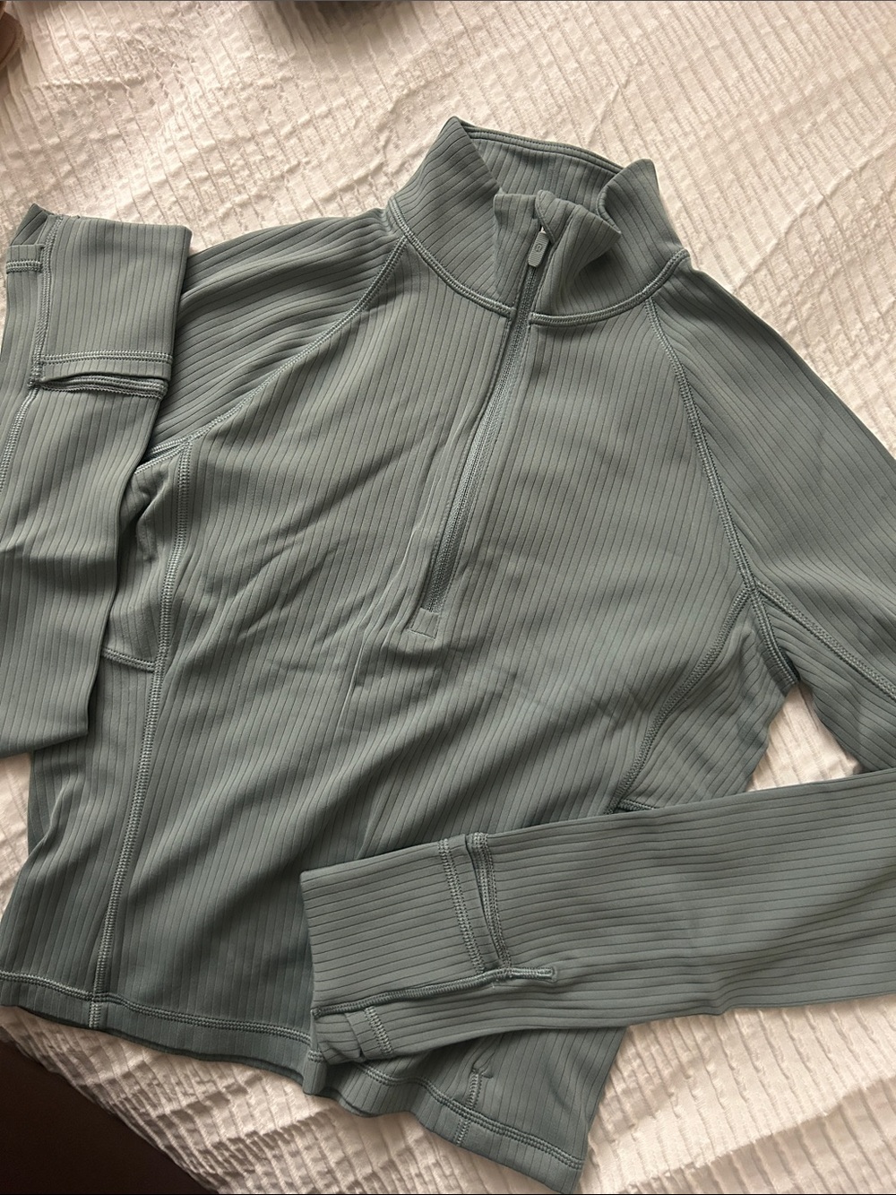 lululemon It’s Rulu Half Zip Sage Green